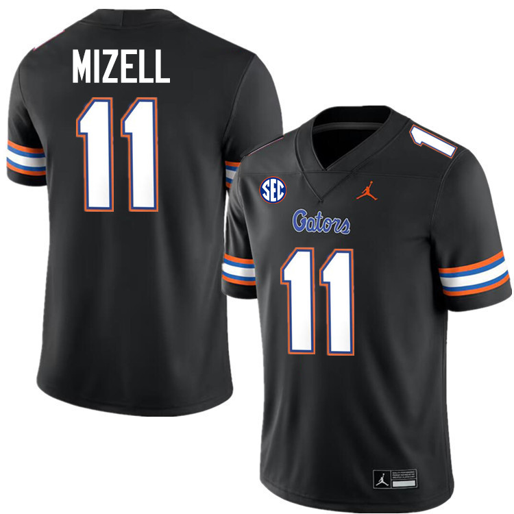 #11 Aidan Mizell Gators Jersey,Florida Gators College Football Jerseys Stitched-Black